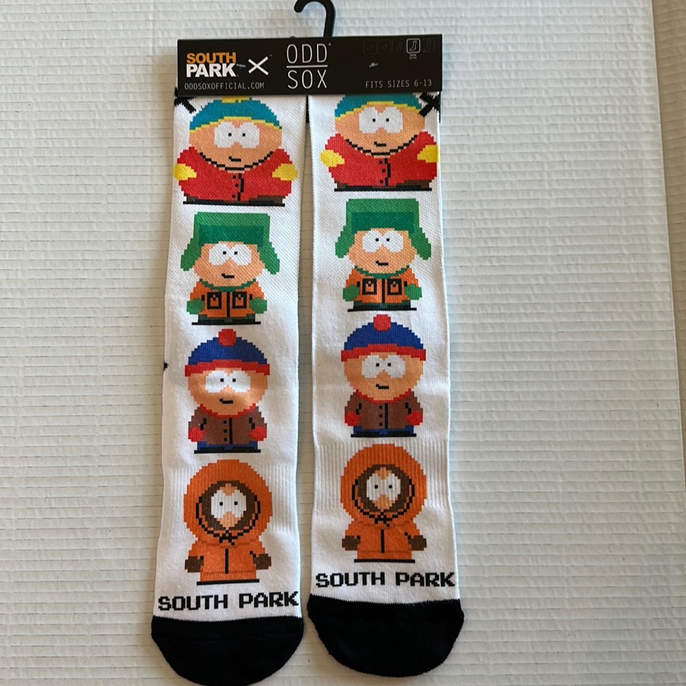 Novelty Fun warm South Park crew socks
